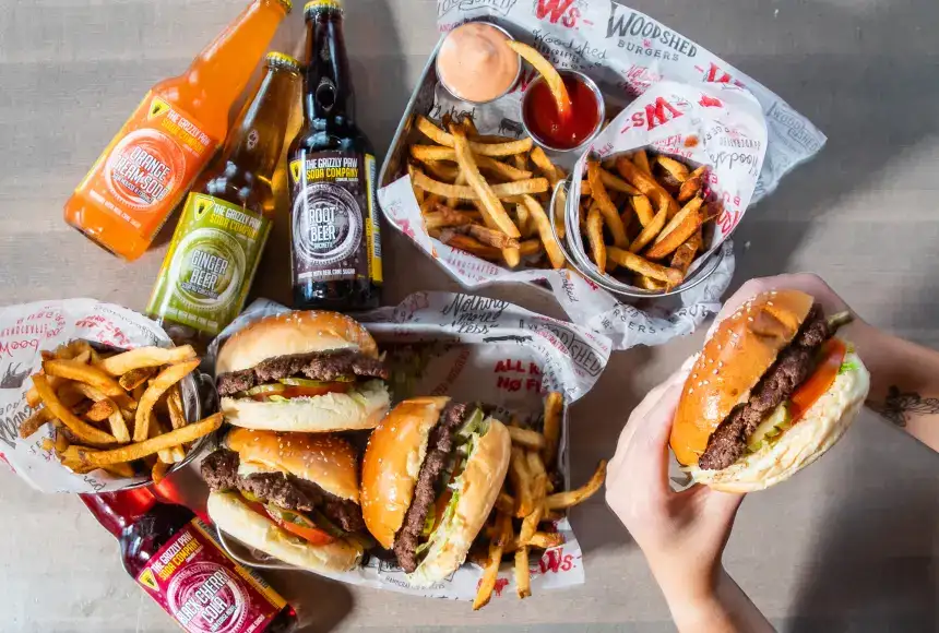 Photo showing Woodshed Burgers